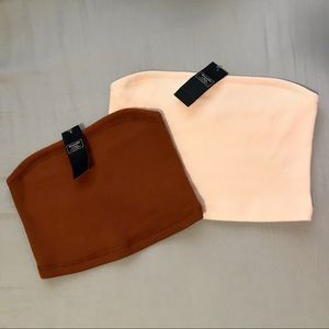 NWT Ribbed Tube Tops